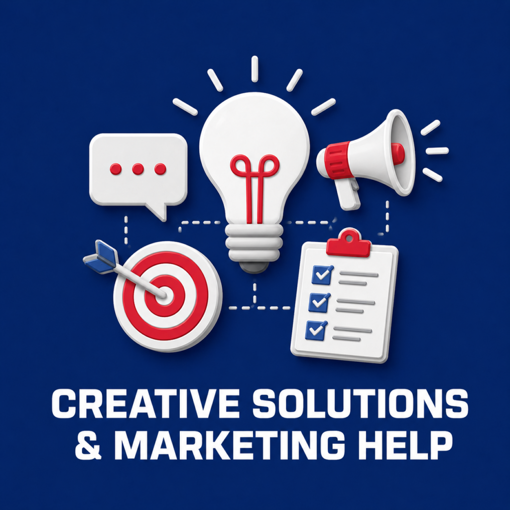Creative Solutions and Marketing Help Icon